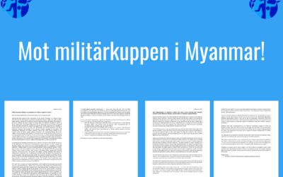 Mot militärkuppen i Myanmar!