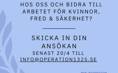 Utlysning praktikplatser hösten 2025