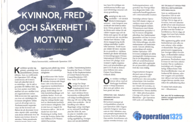 Kvinnor, Fred och Säkerhet i motvind